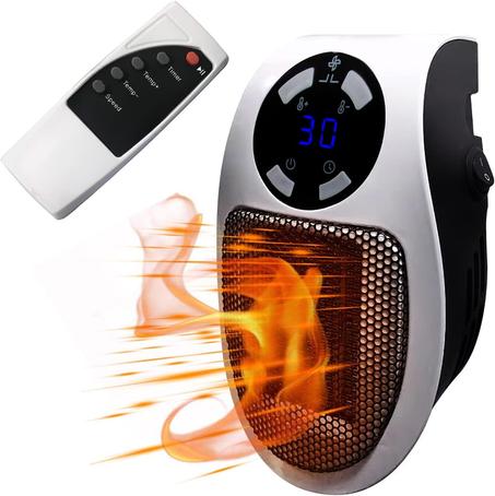 Chauffage Électrique Portable Mural avec Télécommande I Édition Limitée