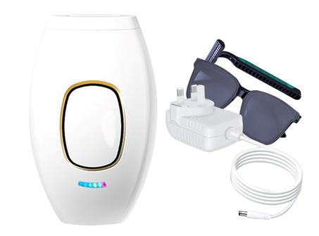 Épilateur de poils à lumière pulsée - Technologie IPL -