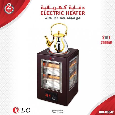 مدفأة كهربائية DLC بخمس واجهات لتوزيع التدفئة