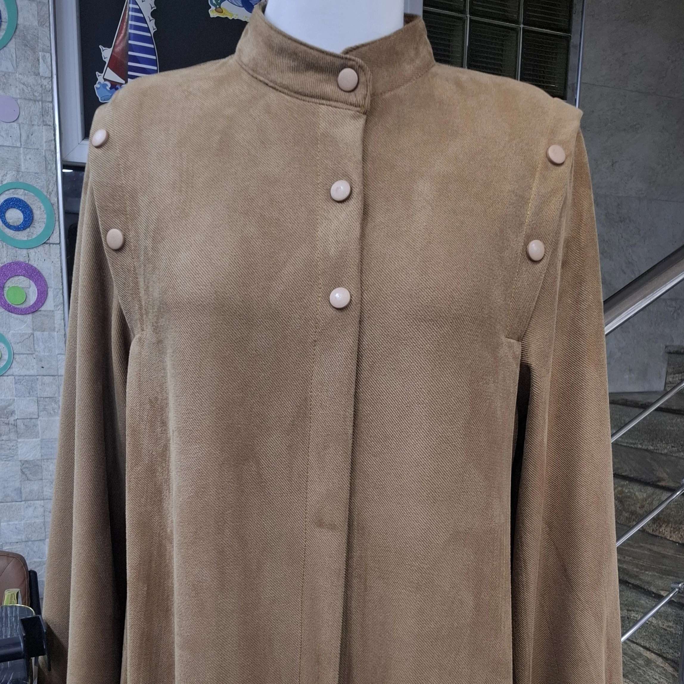 Hijab Hiver à Demi-Boutons – Ultra Doux & Chaud