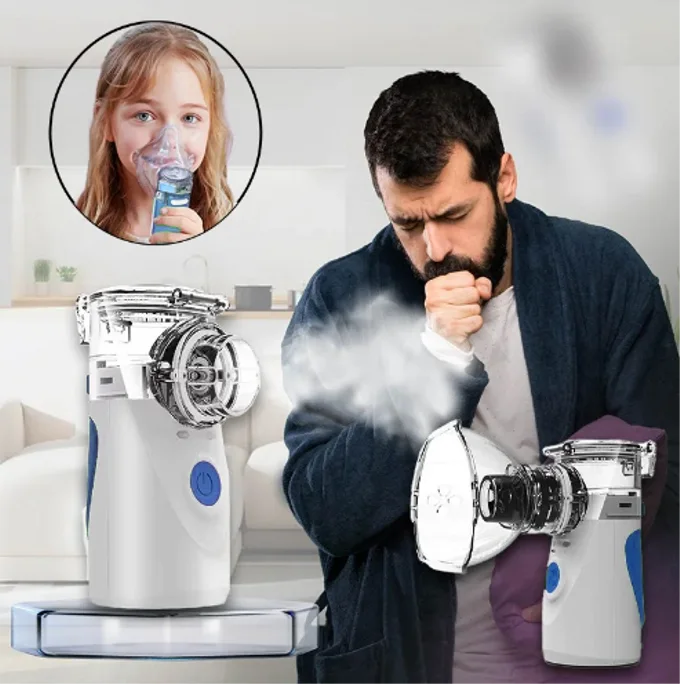 جهاز البخار المحمول لمرضى الحساسية و الربو للكبار والأطفال لاسلكي قابل للشحن-tiktok