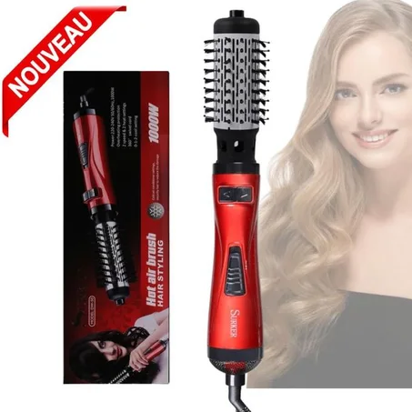 فرشاة تصفيف شعر دوارة احترافية-tiktok