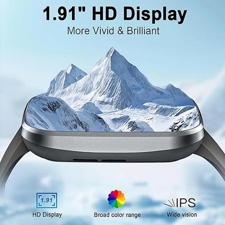 ساعة ذكية للرجال والنساء،  مقاومة للماء