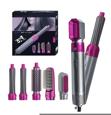 جهاز تصفيف الشعر الاحترافي 5 في 1 - صالون متكامل في بيتك ✨