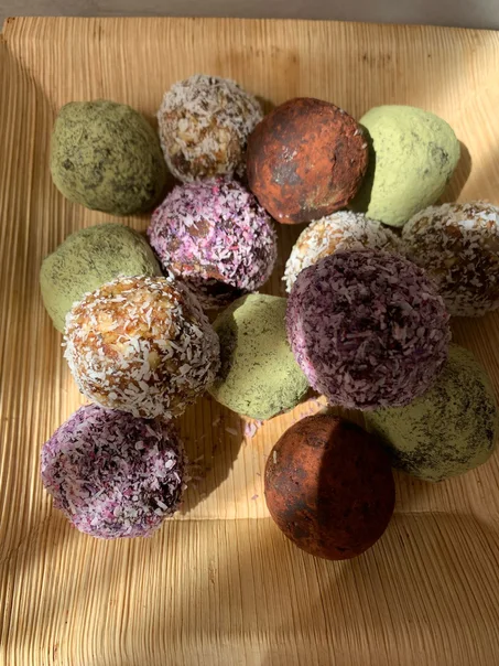 mélange de boules d'énergie