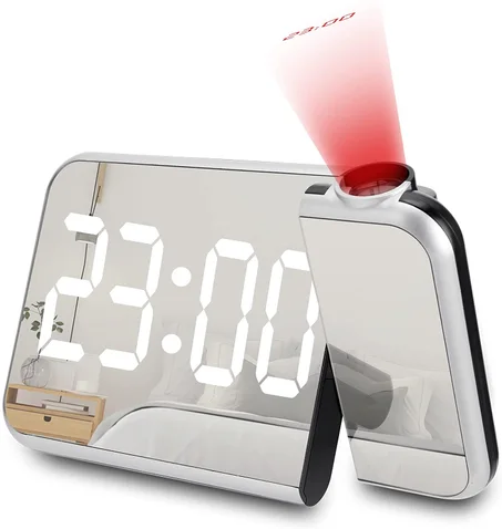 Led Mirror Clock