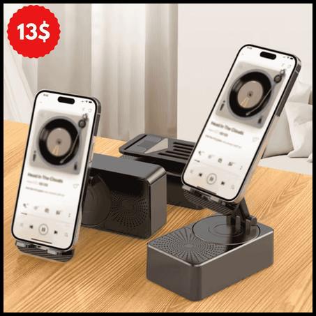 3 en 1 Support de téléphone , Power bank haut parleur Bluetooth