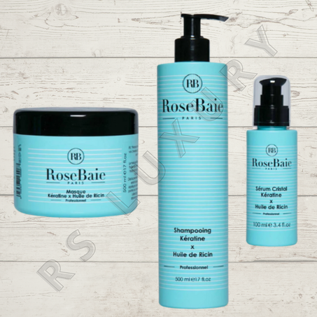 Kit Huile de Ricin shampoing masque & sérum