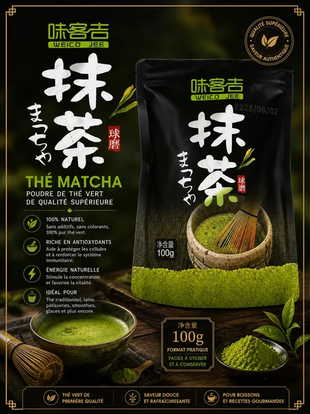 MATCHA POWDER (WITH SUGAR )100GR