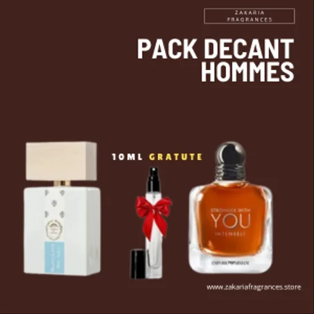 PACK DECANTE GRATUITE HOMME