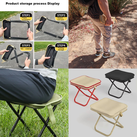 الكرسي المتنقل 🔥chaise mobile pliable