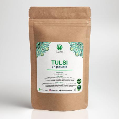 Tulsi en Poudre pour Visage, Corps & Cheveux - O'Naturel Cosmétique