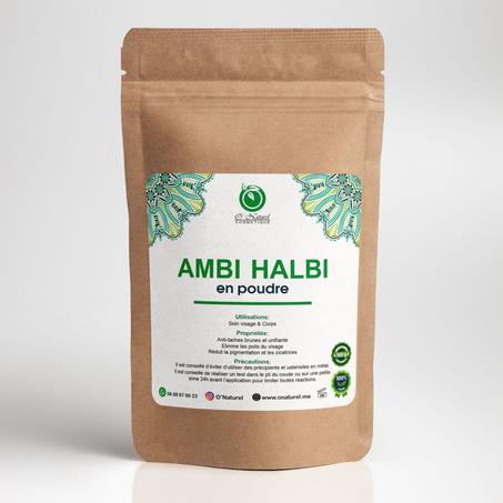Ambi Halbi en Poudre pour Soin Visage & Corps - O'Naturel Cosmétique