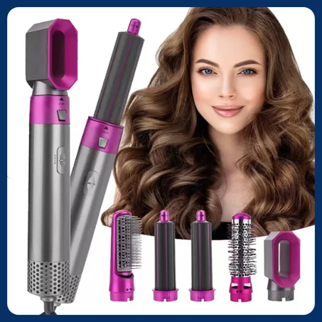 شعر مثالي كصالونات التجميل ء في أي وقت، وفي أي مكان، مع مجموعة تصفيف الشعر المتكاملة لأناقة سهلة، كل ما تحتاجينه لشعر مثالي في مجموعة واحدة، تصفيف الشعر سريع، سهل، وجميل ء كل يوم بشكل جديد.