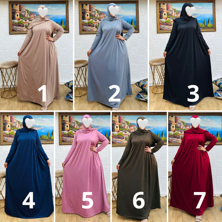 عباية  نسائية  + شال  REF 1088