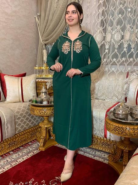 جلابة العيد مغربية بالطرز المردوخ