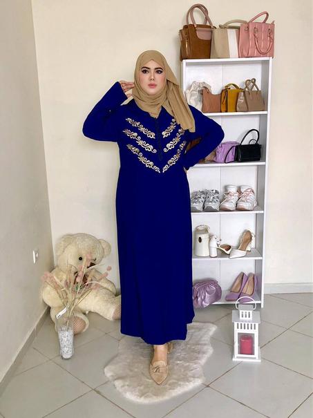 جلابة مطروزة 🍂بلعقاد 🎀