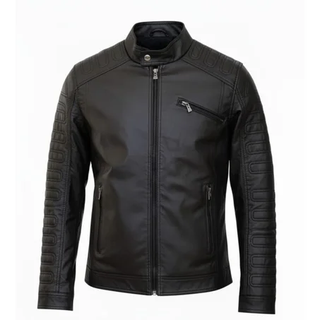 🔥 %100 جاكيت  أسود كلاسيكي بلمسة عصرية! 🔥