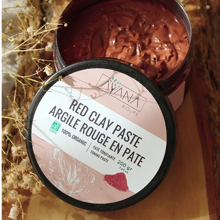 Argile Rouge Maroc | Peaux Sensibles & Couperose | AYANA