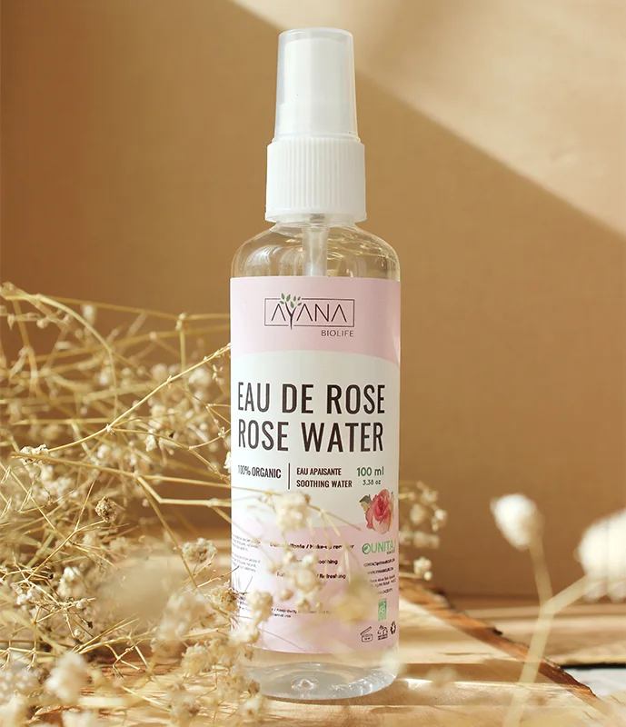 Eau de Rose Pure Maroc Kelaa des M'Gouna | AYANA Biolife