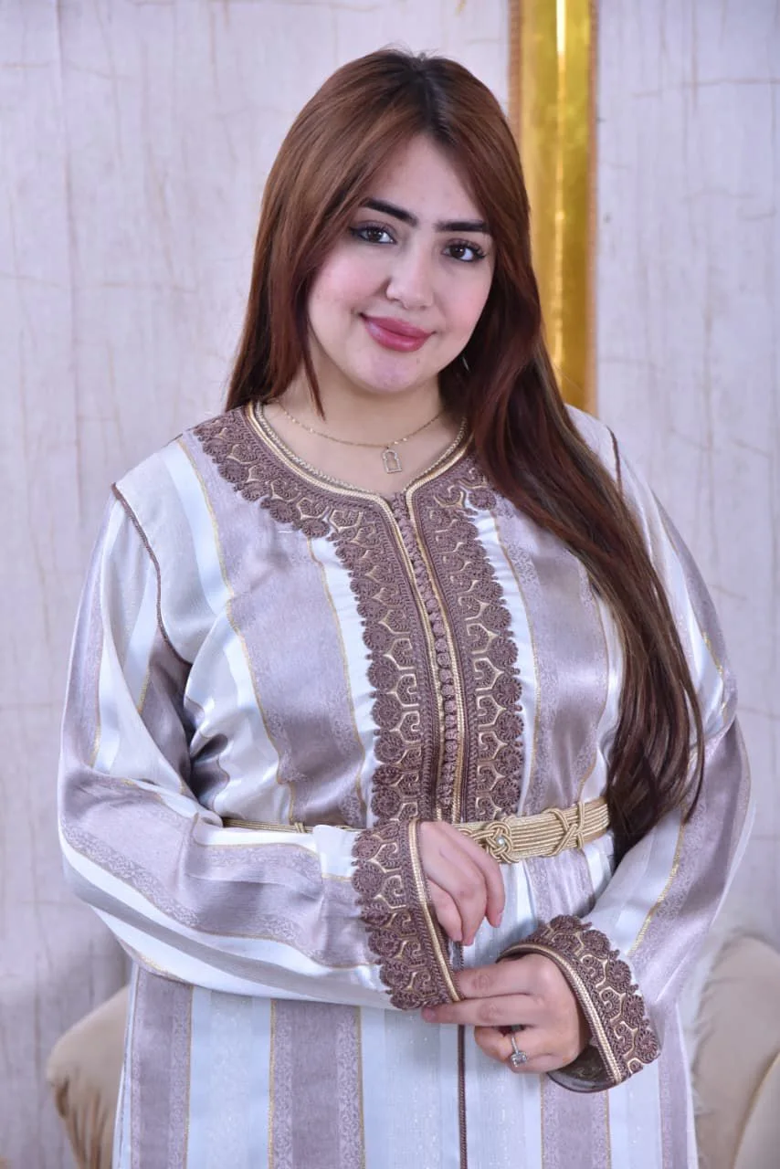 ✨قفطان مغربي أصيل جوهرة حرير حرة كوريا 👑
