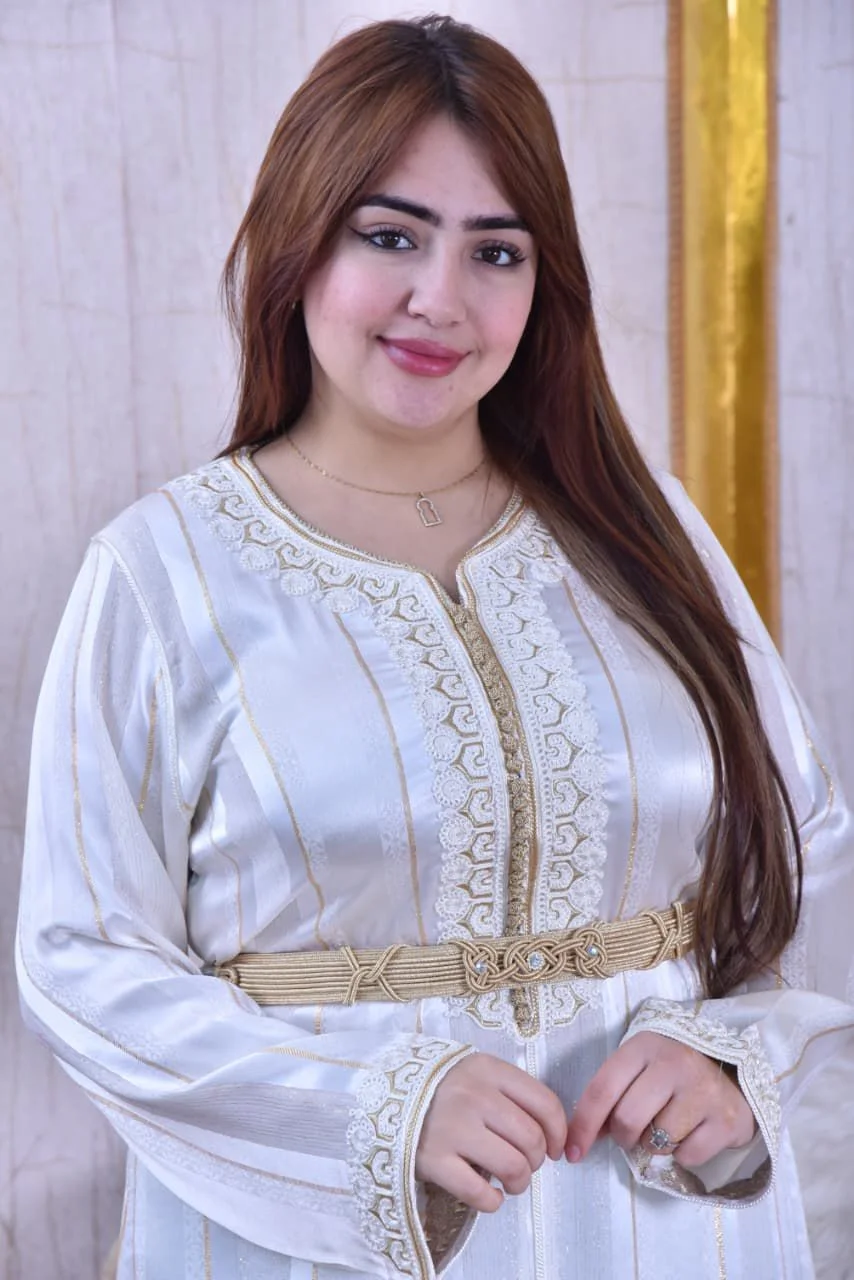 ✨قفطان مغربي أصيل جوهرة حرير حرة كوريا 👑