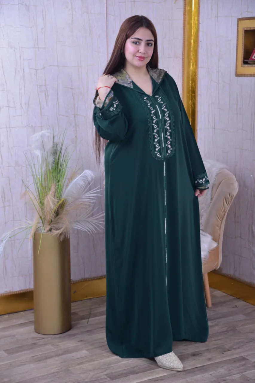 ✨ جلابة فو دوبيس راقية بإطلالة تقليدية أنيقة ✨