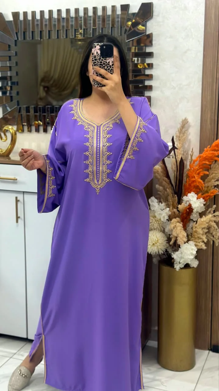 👑 قفطان مخزني فاخر بتصميم أنيق يجمع بين الأصالة والعصرية