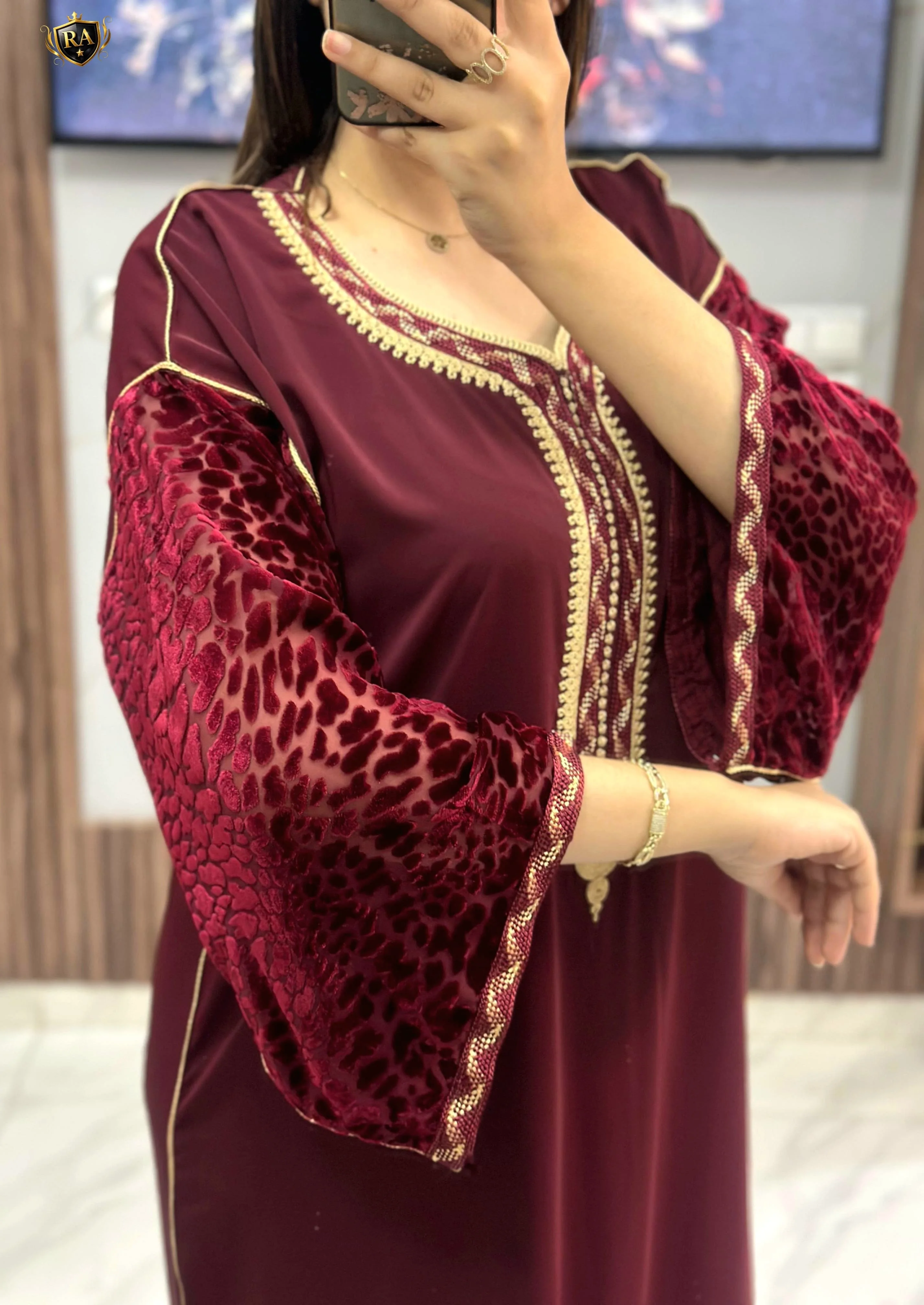 قفطان بفصالة مخزنية راقية