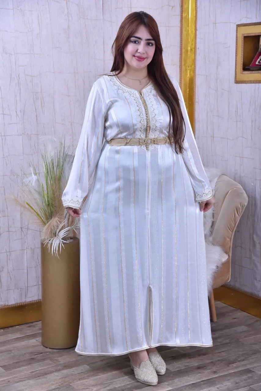 ✨قفطان مغربي أصيل جوهرة حرير حرة كوريا 👑