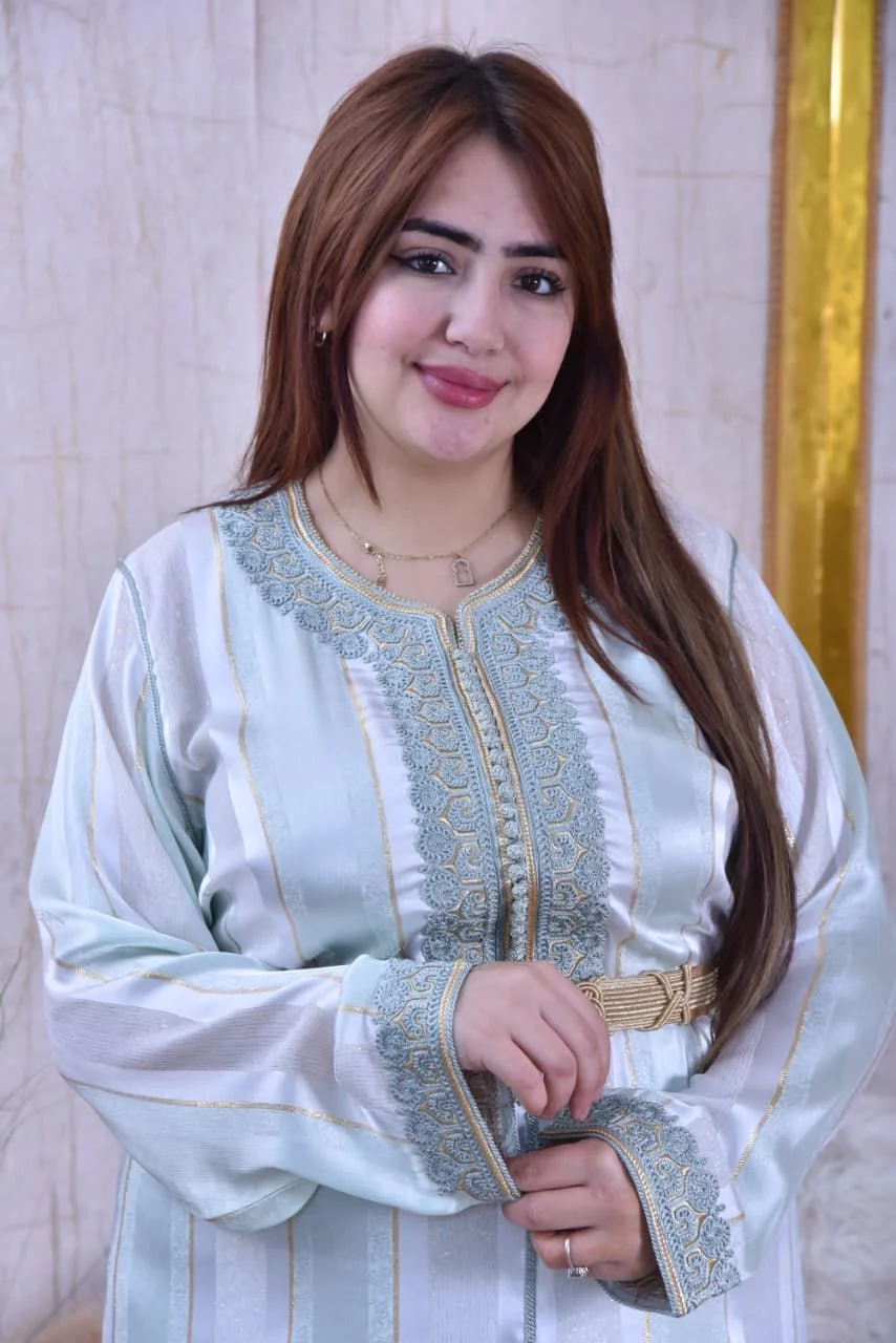 ✨قفطان مغربي أصيل جوهرة حرير حرة كوريا 👑