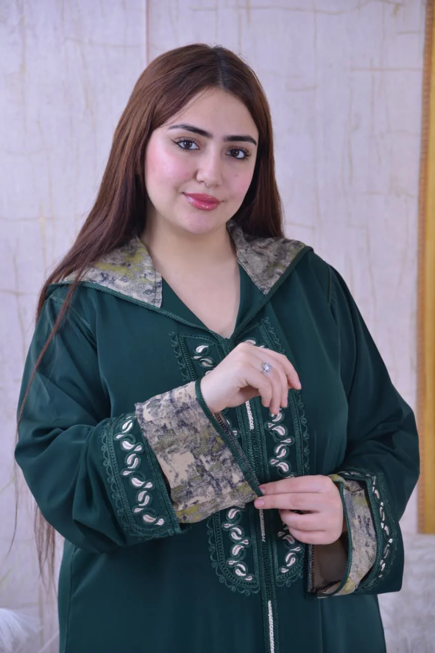 ✨ جلابة فو دوبيس راقية بإطلالة تقليدية أنيقة ✨