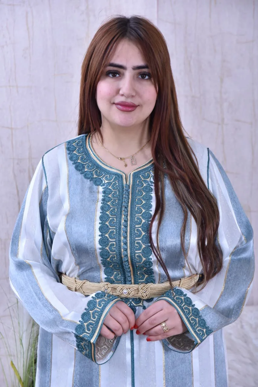 ✨قفطان مغربي أصيل جوهرة حرير حرة كوريا 👑