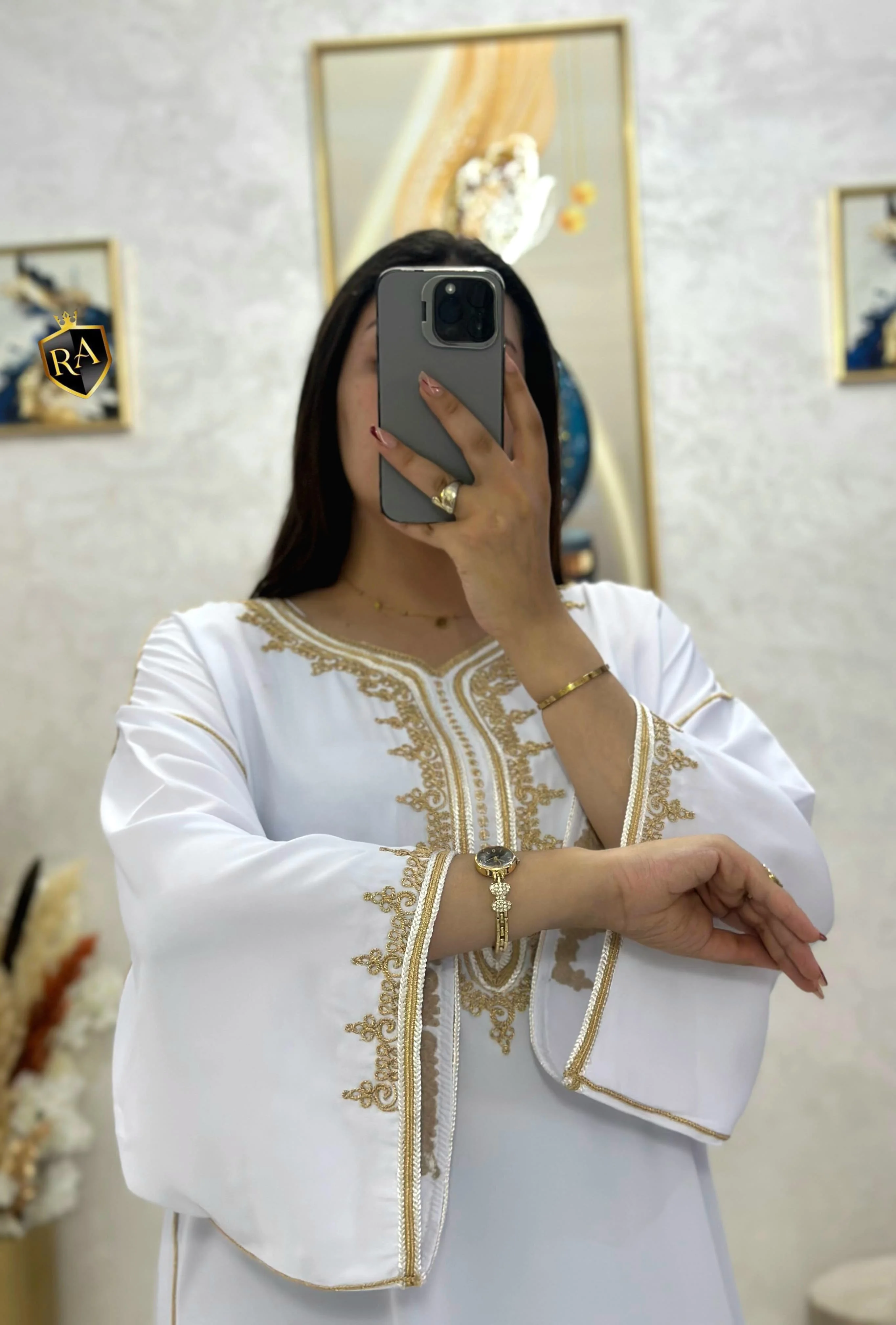 👑 قفطان مخزني فاخر بتصميم أنيق يجمع بين الأصالة والعصرية