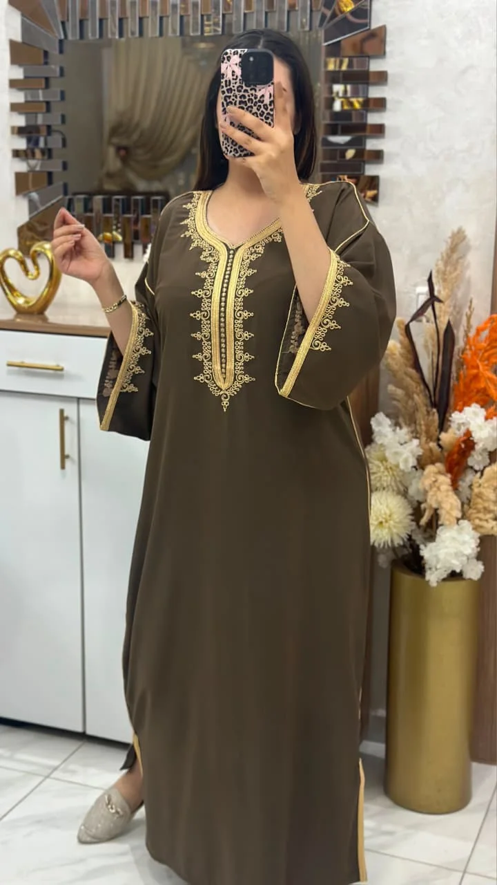 👑 قفطان مخزني فاخر بتصميم أنيق يجمع بين الأصالة والعصرية