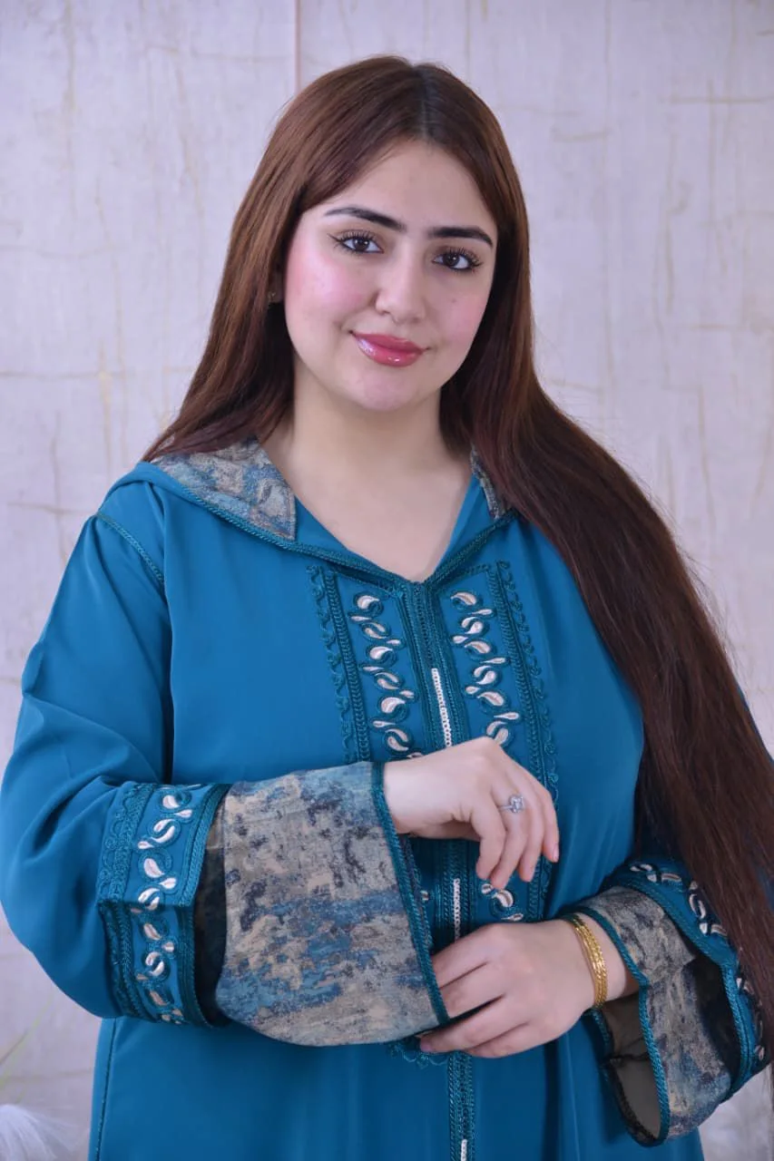 ✨ جلابة فو دوبيس راقية بإطلالة تقليدية أنيقة ✨