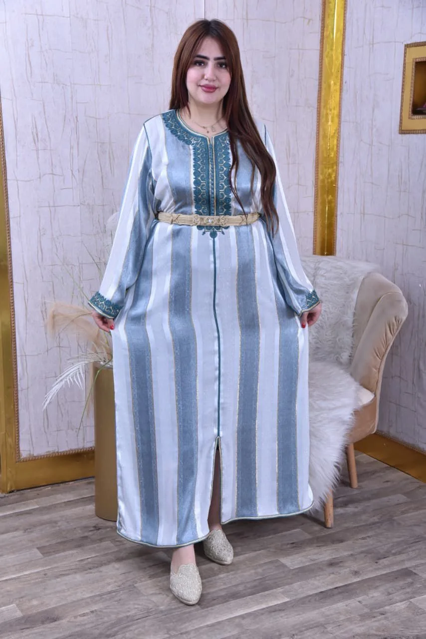 ✨قفطان مغربي أصيل جوهرة حرير حرة كوريا 👑