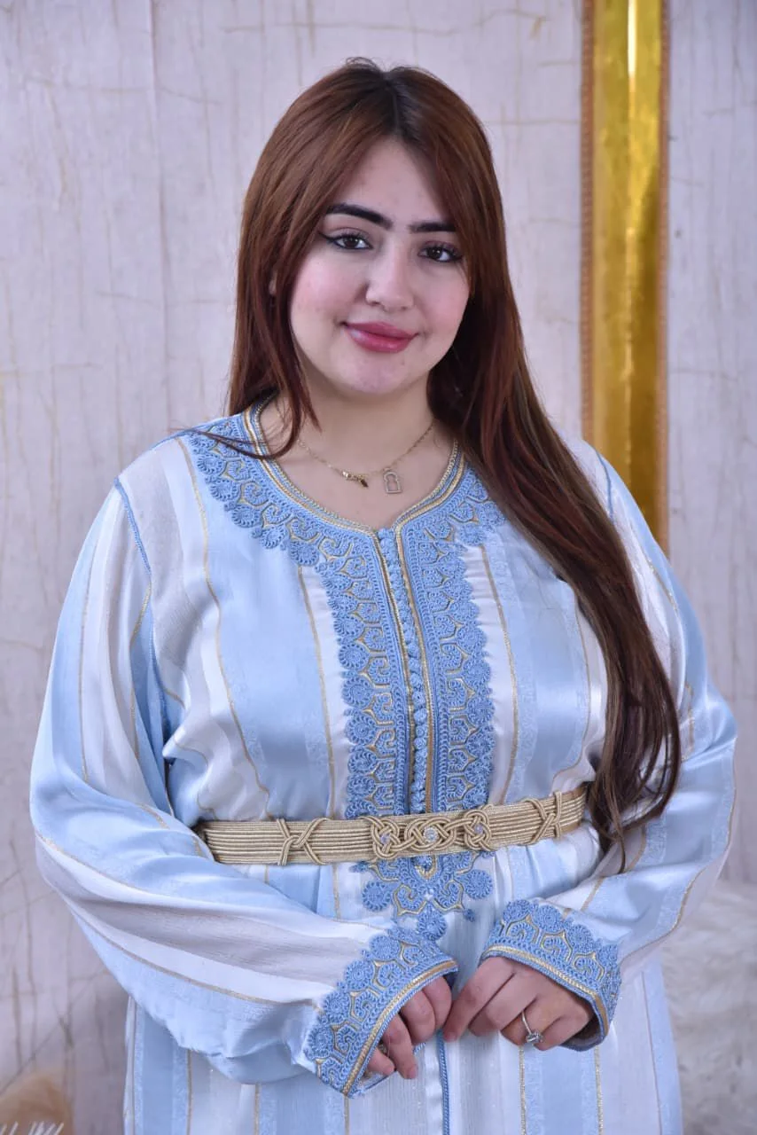 ✨قفطان مغربي أصيل جوهرة حرير حرة كوريا 👑