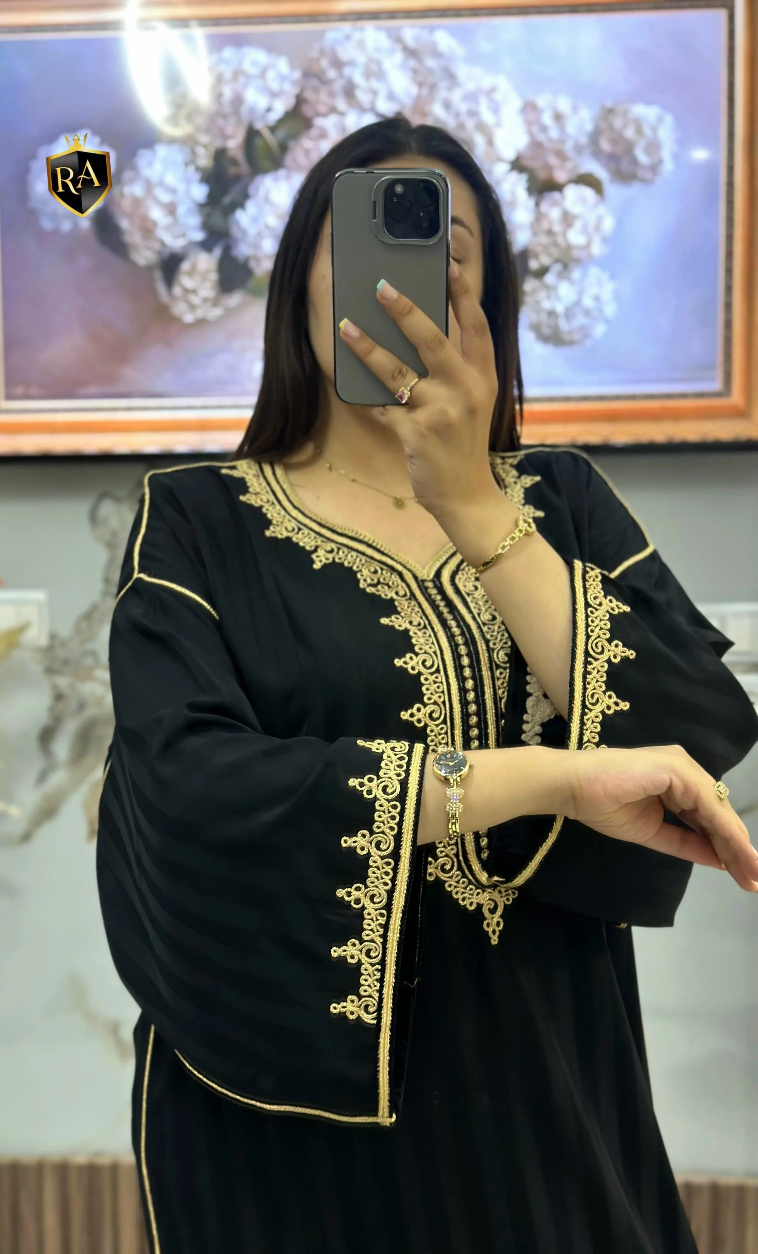 👑 قفطان مخزني فاخر بتصميم أنيق يجمع بين الأصالة والعصرية