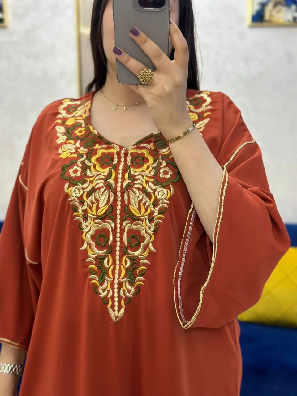 قفطان بالطرزة رائع وأنيق 💫🌿🌟