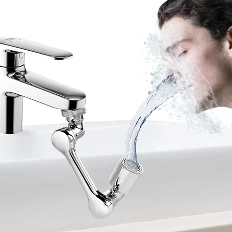 SilverTap صنبور دوار بزاوية 360° – جودة عالية ولمسة فخامة لأي مغسلة
