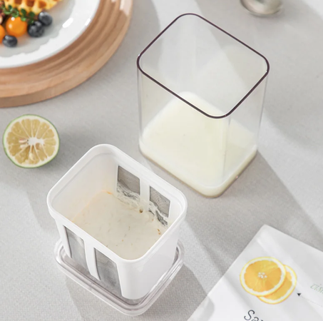 Greek Yogurt Strainer – Stainless Steel Whey Separator for Cheese and Yogurt