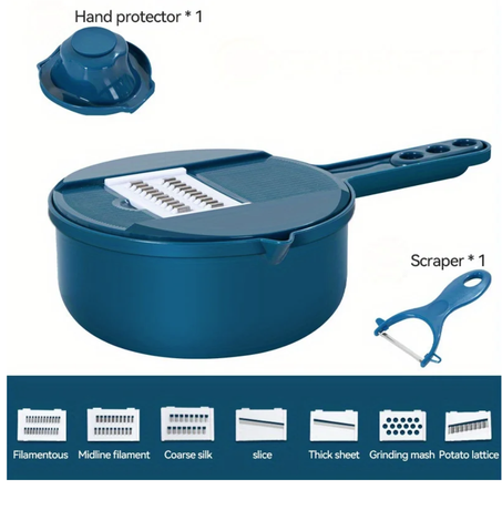 12-in-1 Multifunctional Chopper and Slicer – Perfect for Cutting