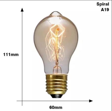 Retro Edison Bulb E27 220V 40W ST64 G80 G95 G125 Ampoule Vintage Edison Bulb Incandescent Lamp Filament Light Bulb Home Decor