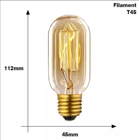 Retro Edison Bulb E27 220V 40W ST64 G80 G95 G125 Ampoule Vintage Edison Bulb Incandescent Lamp Filament Light Bulb Home Decor