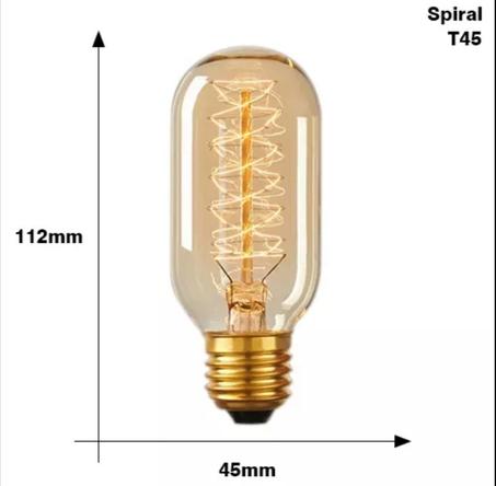 Retro Edison Bulb E27 220V 40W ST64 G80 G95 G125 Ampoule Vintage Edison Bulb Incandescent Lamp Filament Light Bulb Home Decor