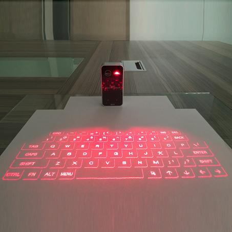LEING FST Virtual Laser Keyboard Bluetooth Wireless Projector Phone Keyboard For Computer Iphone Pad Laptop With Mouse Function