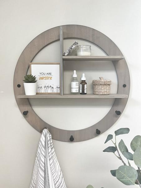 رف الحمّام  الدائري