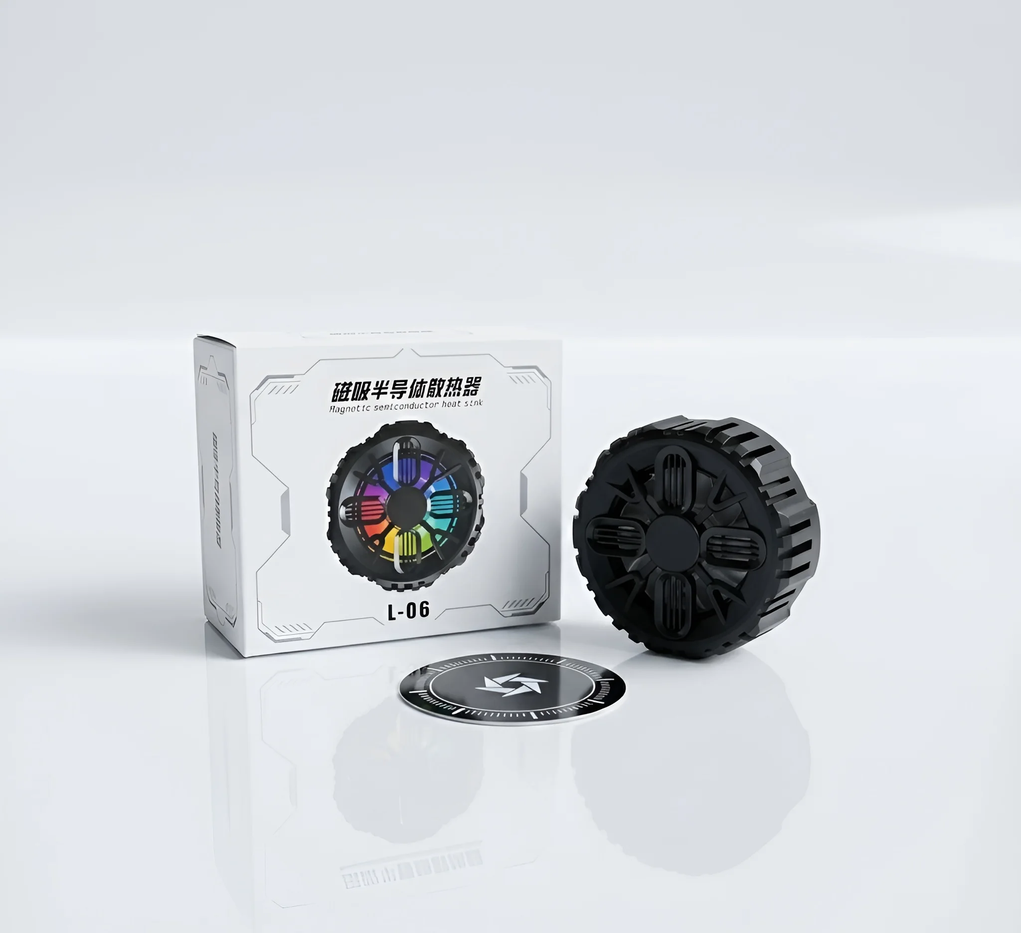 Refroidisseur magnétique L-06 pour gaming + Paire de gants de doigts gaming offerte