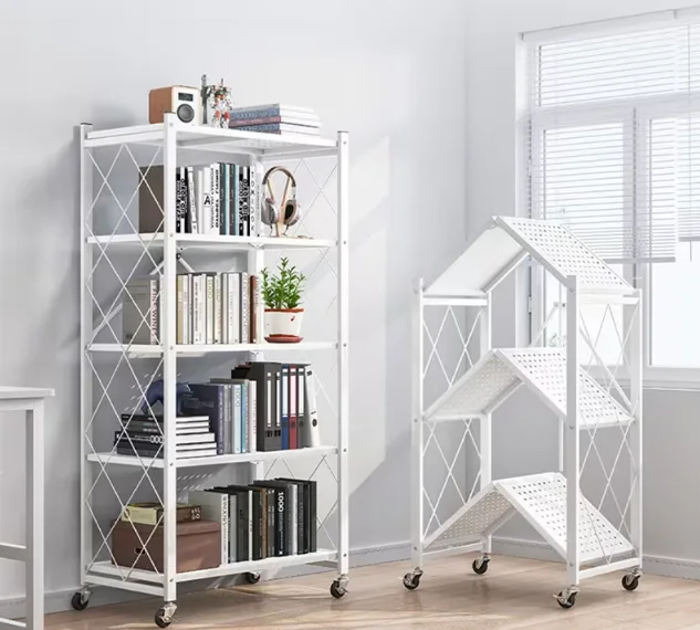 رفوف تخزين قابلة للطي 4 رفوف